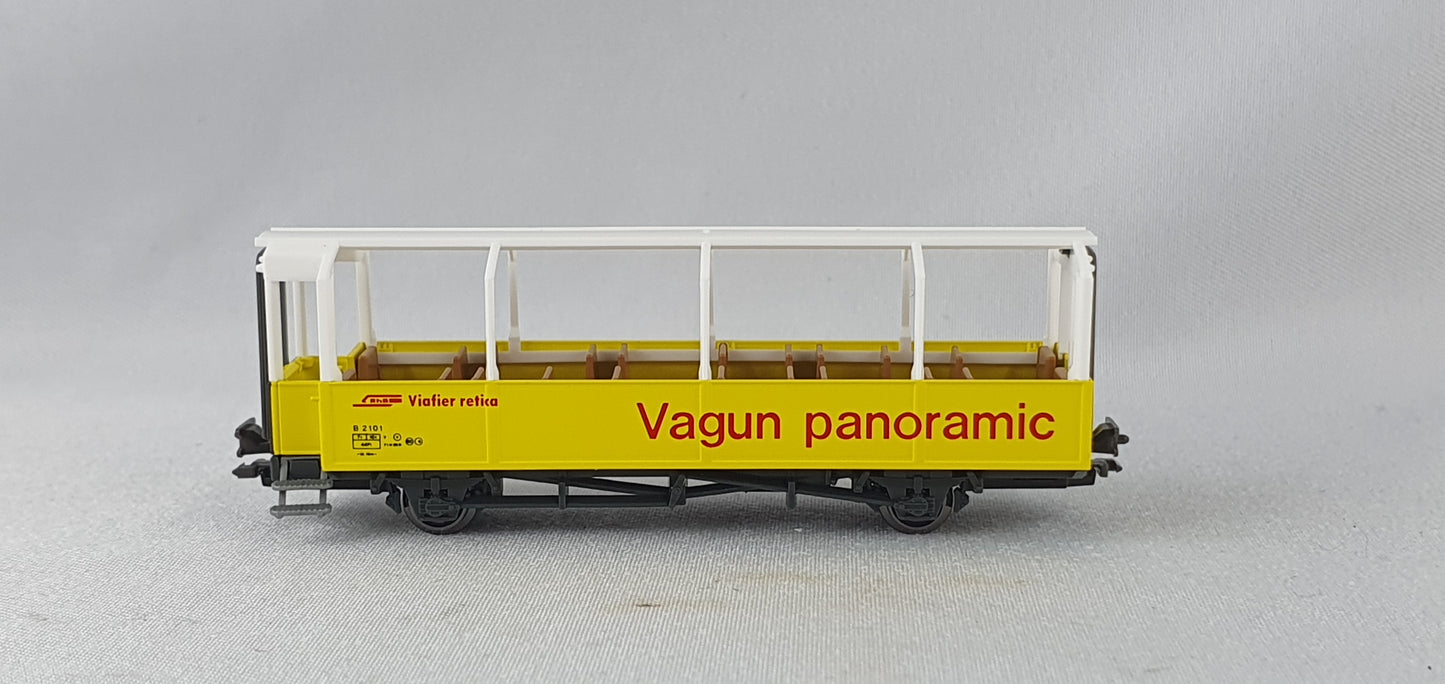 Kato 7074072 RhB offener Aussichtswagen Bernina Express OVP (PJ10)
