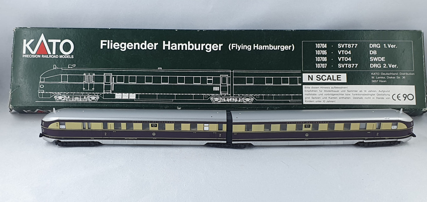 Kato 10707 DRG Schnelltriebwagen "Fliegender Hambuger" OVP (CWL8)