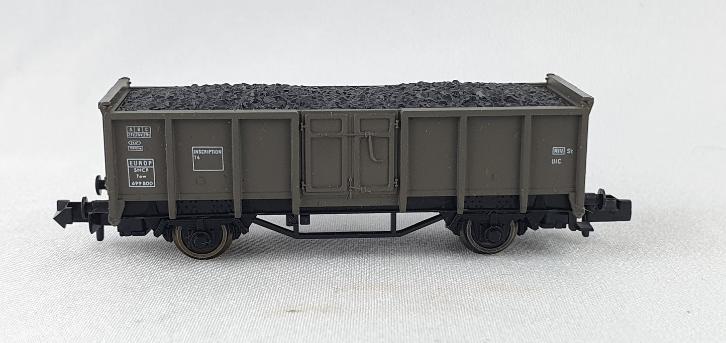 Fleischmann 8206 SNCF offener Güterwagen mit Kohleladung OVP (E6003)