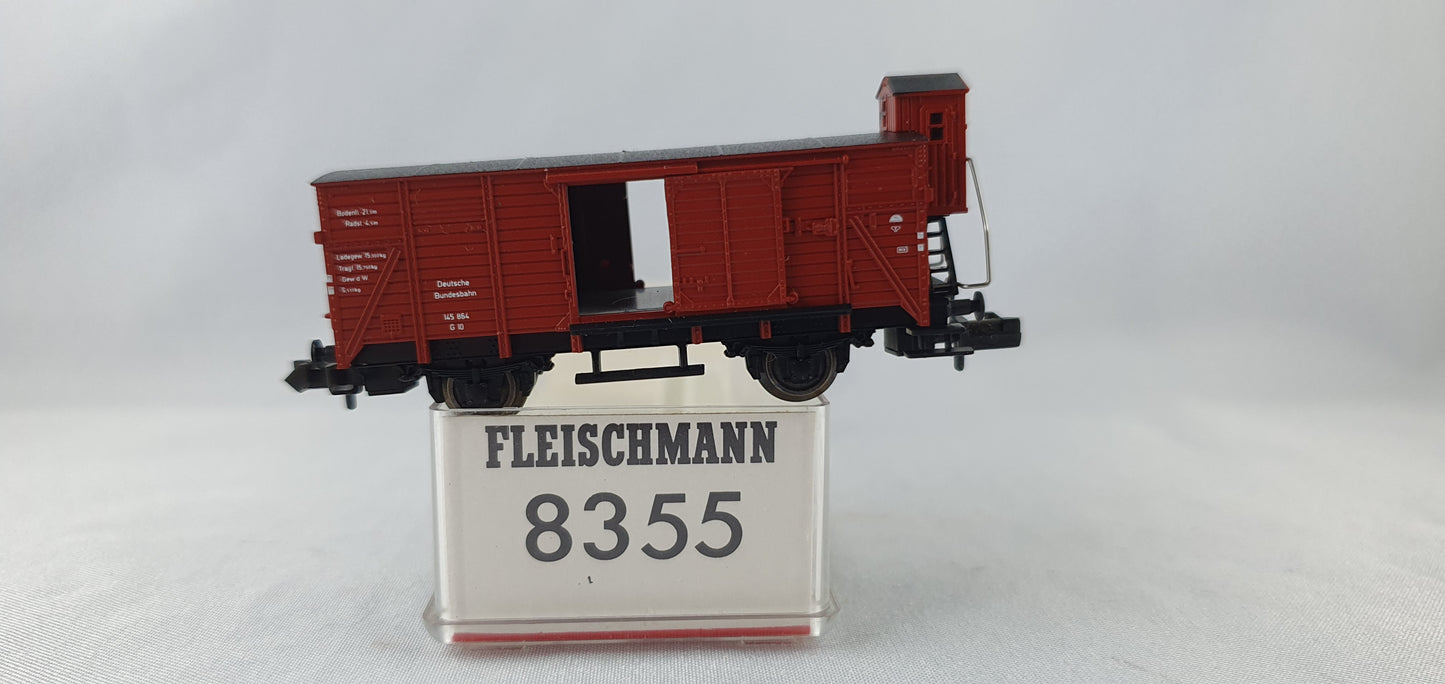 Fleischmann 8355 DB Gedeckter Güterwagen mit Brhs OVP (E4178)