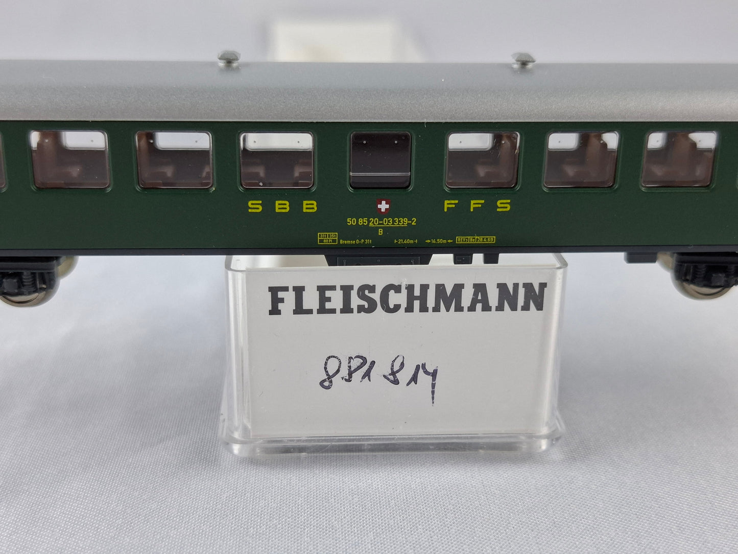 Hobbytrain 20002 Voiture à compartiments CFF 1er/2e Emballage d'origine de classe (E3296) 