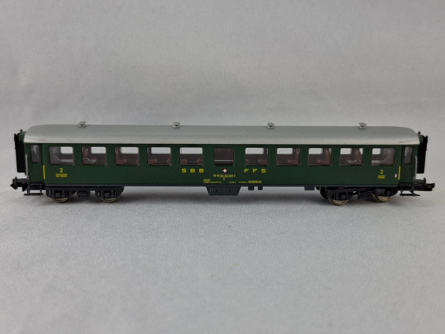 Hobbytrain 20002 Voiture à compartiments CFF 1er/2e Emballage d'origine de classe (E3296) 