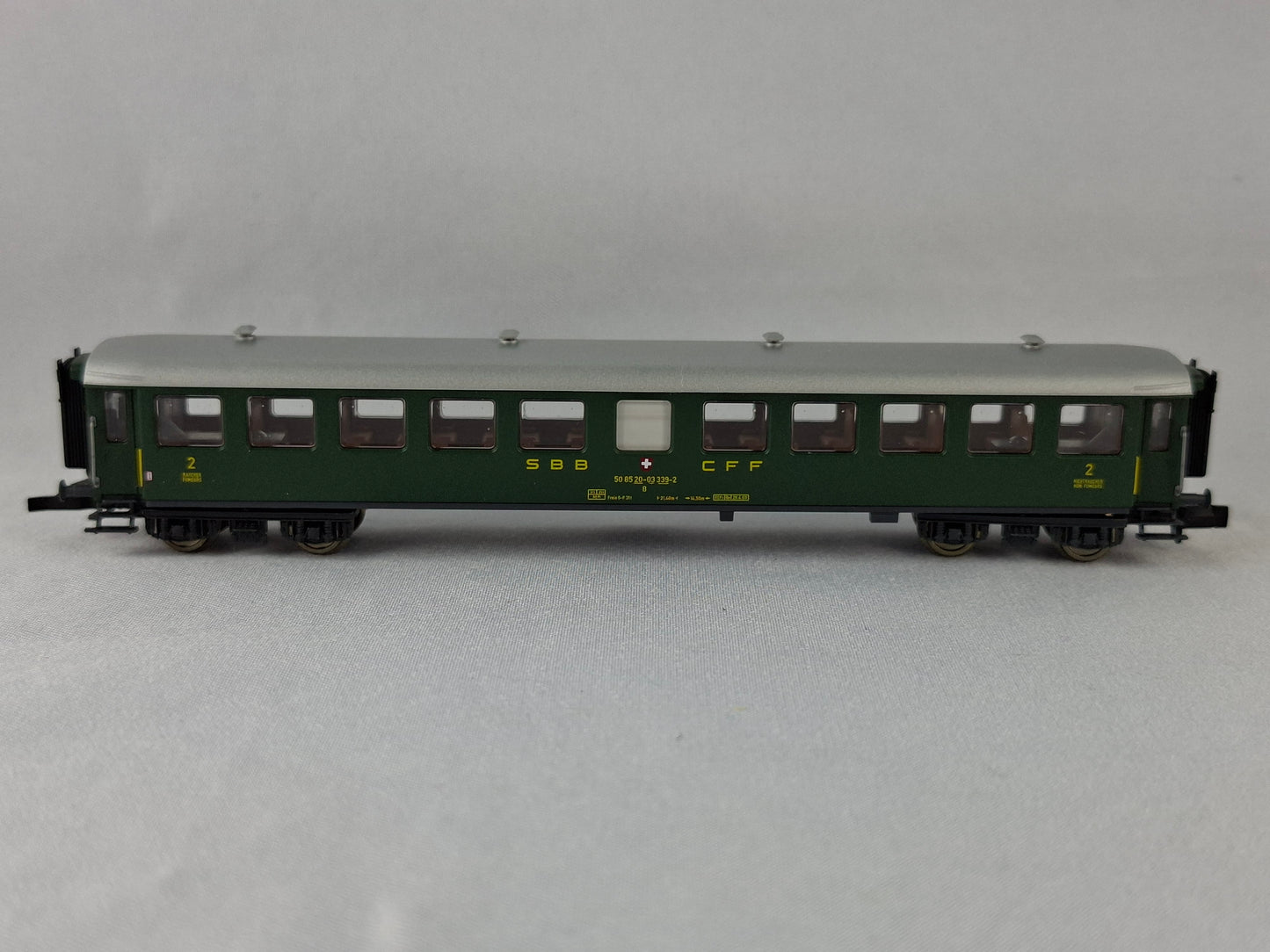 Hobbytrain 20002 Voiture à compartiments CFF 1er/2e Emballage d'origine de classe (E3296) 