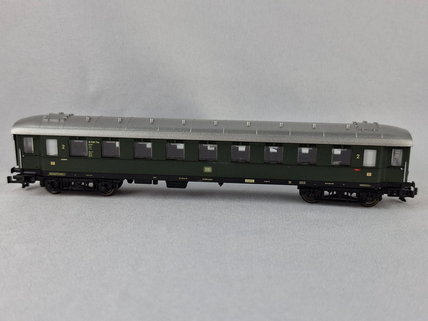 Fleischmann 8638K Schnellzugwagen 2. Kl. mit Zugschlussbeleuchtung OVP (DP583)