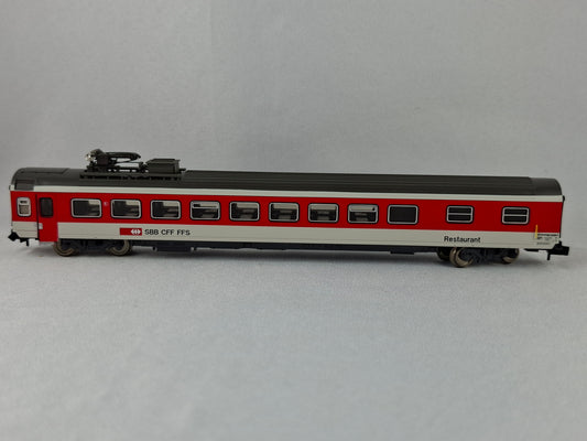 Voiture-restaurant Roco 24332 SBB EW avec pantographe (BSW2) 