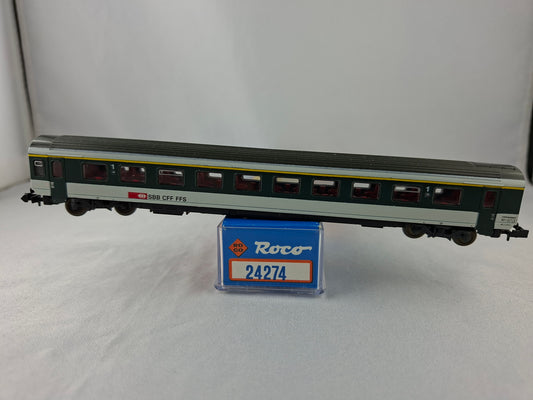 Voiture découverte 1re classe Roco 24274 SBB EW IV, emballage d'origine (EOW3)