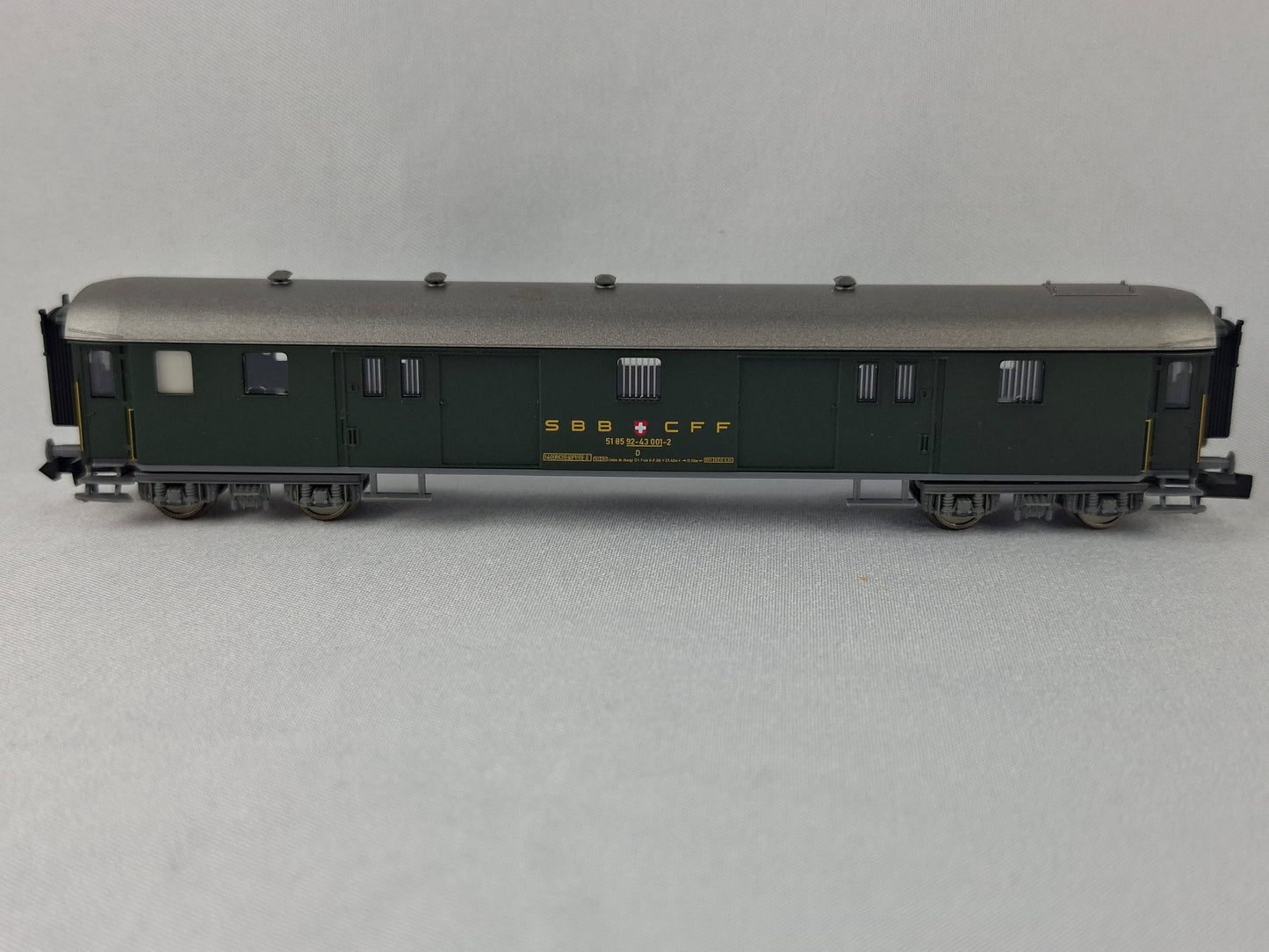 Fleischmann 8130K SBB Schnellzug Gepäckwagen schwere Stahlbauart OVP (EOW6)