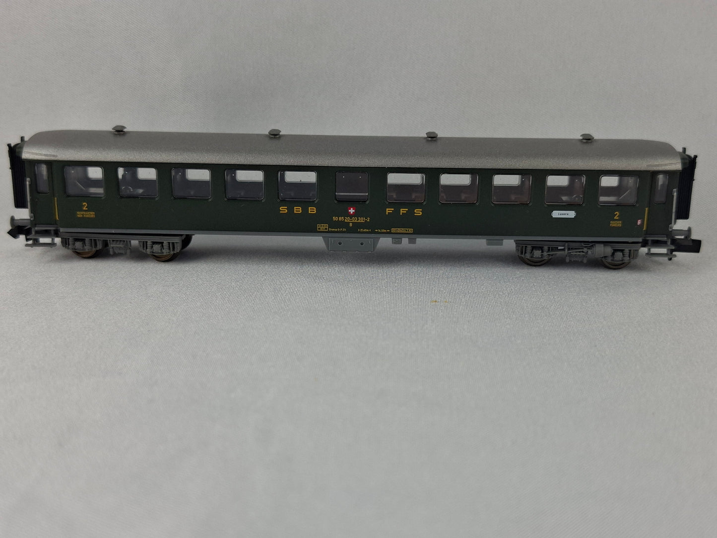 Fleischmann 8139K SBB Grossraumwagen 2. Kl.  schwere Stahlbauart OVP (EOW7)