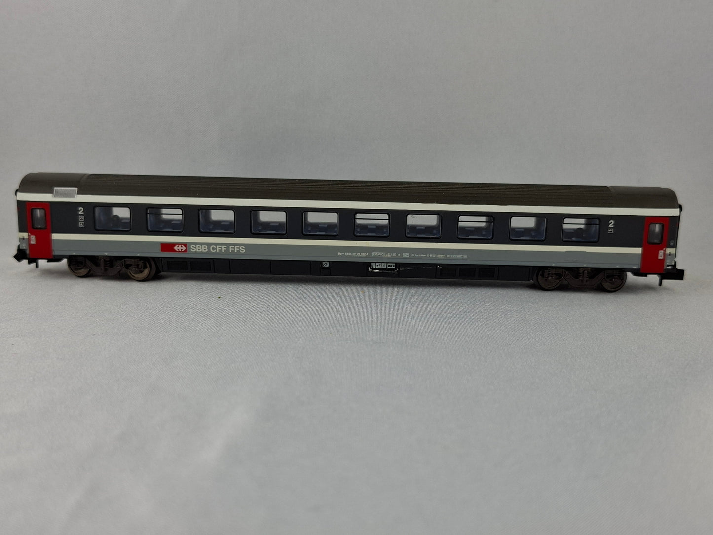 Minitrix 15906 SBB EC Grossraumwagen 2. Kl. OVP (EOW10)