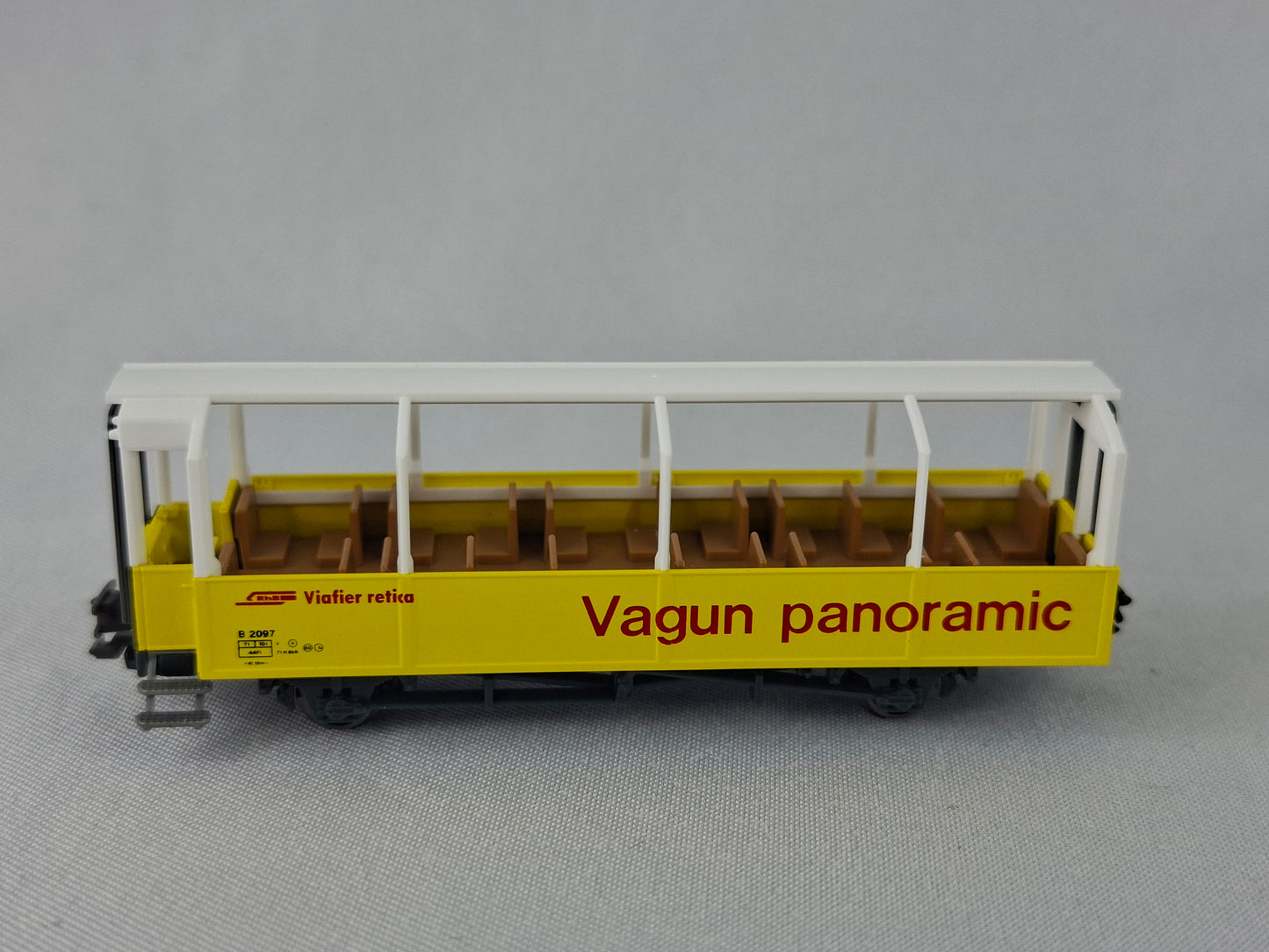 Kato 5253 RhB offener Aussichtswagen 2. Kl. Bernina Express OVP (EOW12)