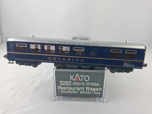 Kato 5280 Voiture-restaurant RhB GOURMINO OVP (EOW14) 