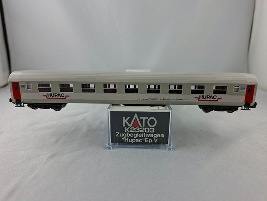 Voiture d'escorte Kato K23203 Hupac RoLa, emballage d'origine (EOW15) 