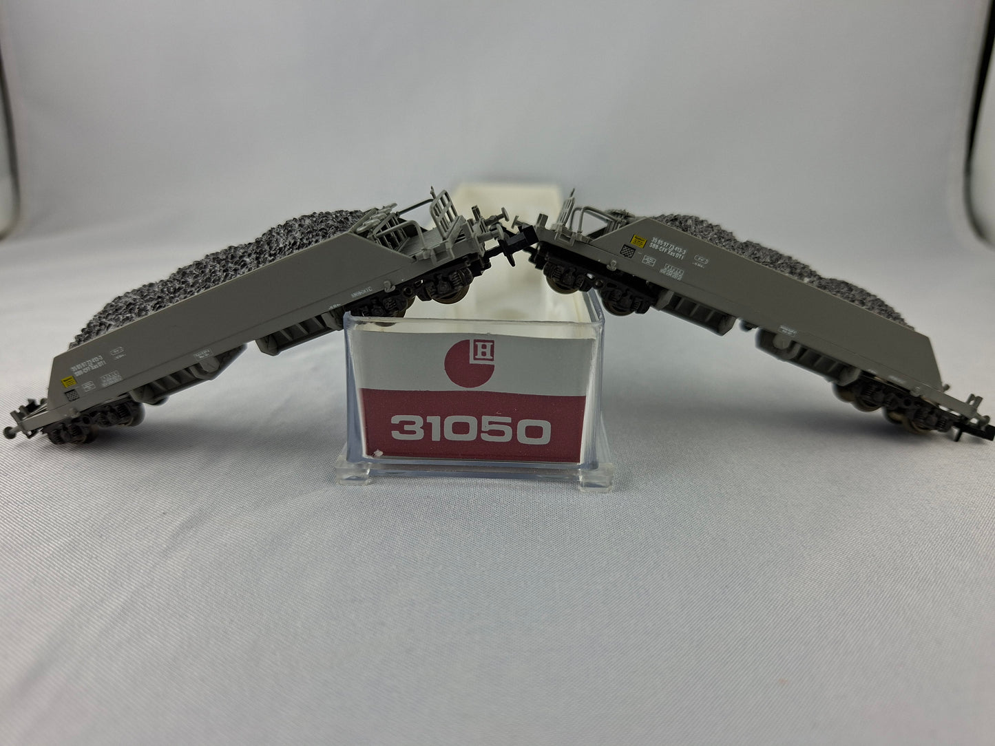 Hobbytrain 31050 SBB Neuschotterwagen Set OVP (EOW22)