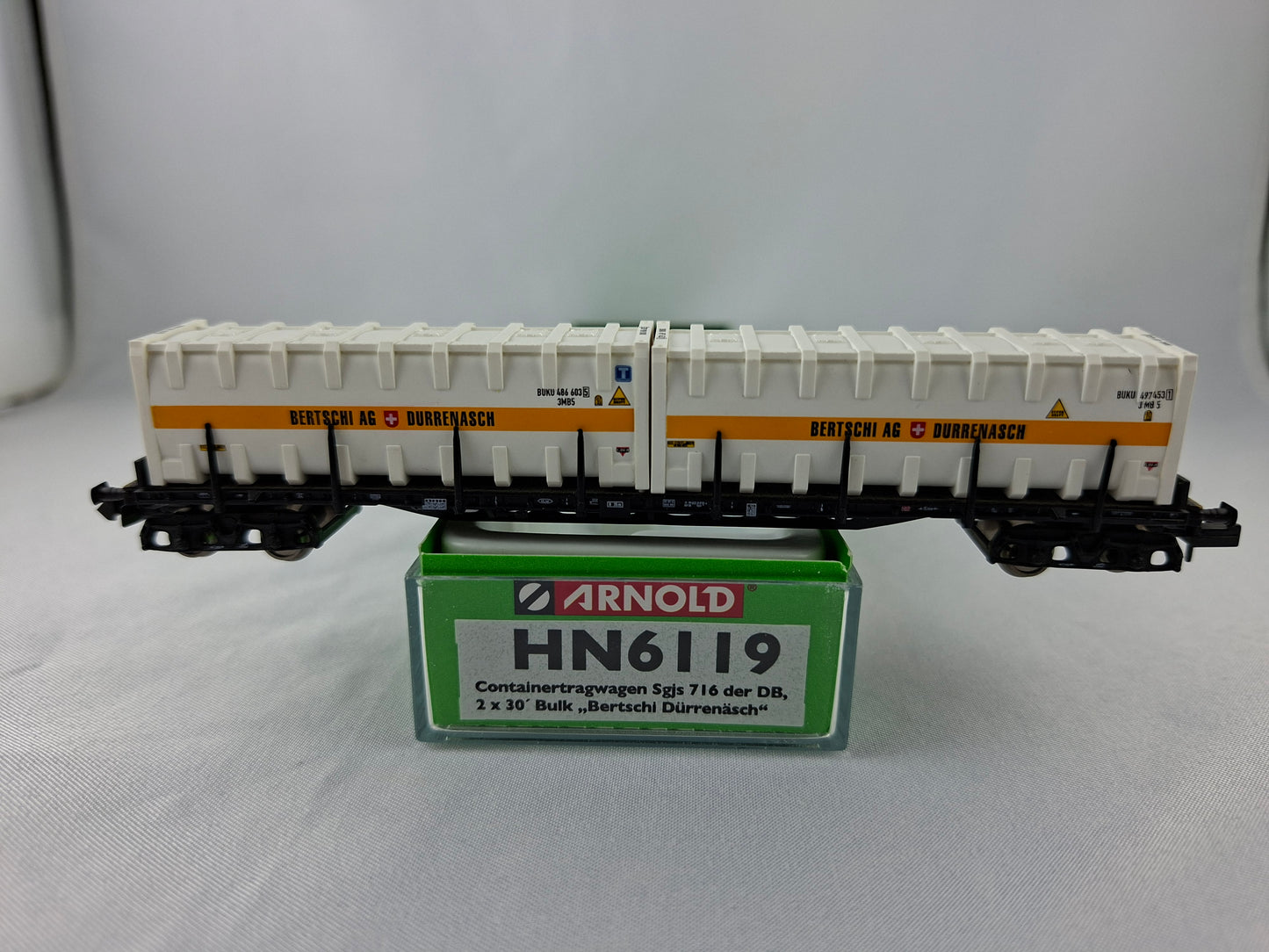 Arnold HN6119 DB Container-Tragwagen  BERTSCHI AG DÜRRENÄSCH OVP (EOW26)