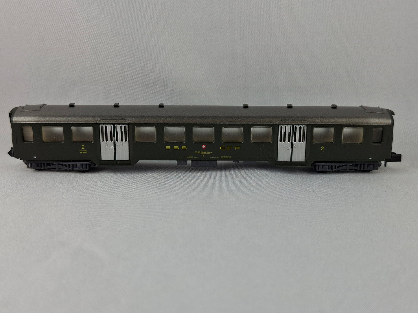 Arnold 3729 SBB Großraumwagen (Leichtstahl) 2. Kl. (DMW2)