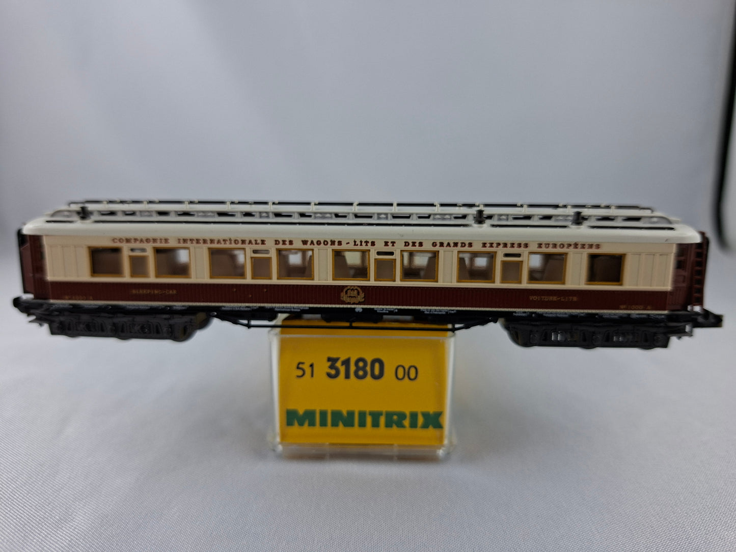 Minitrix 51 3180 00 CIWL Schlafwagen mit Beleuchtung OVP (PR9)