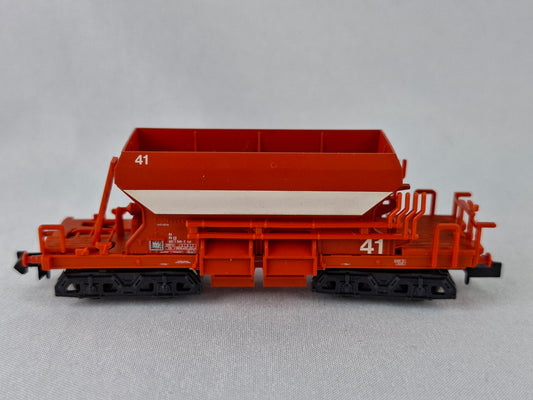 Minitrix 11126K SBB Selbstenladewagen  rötlich Vitrinenmodel (EOW3)