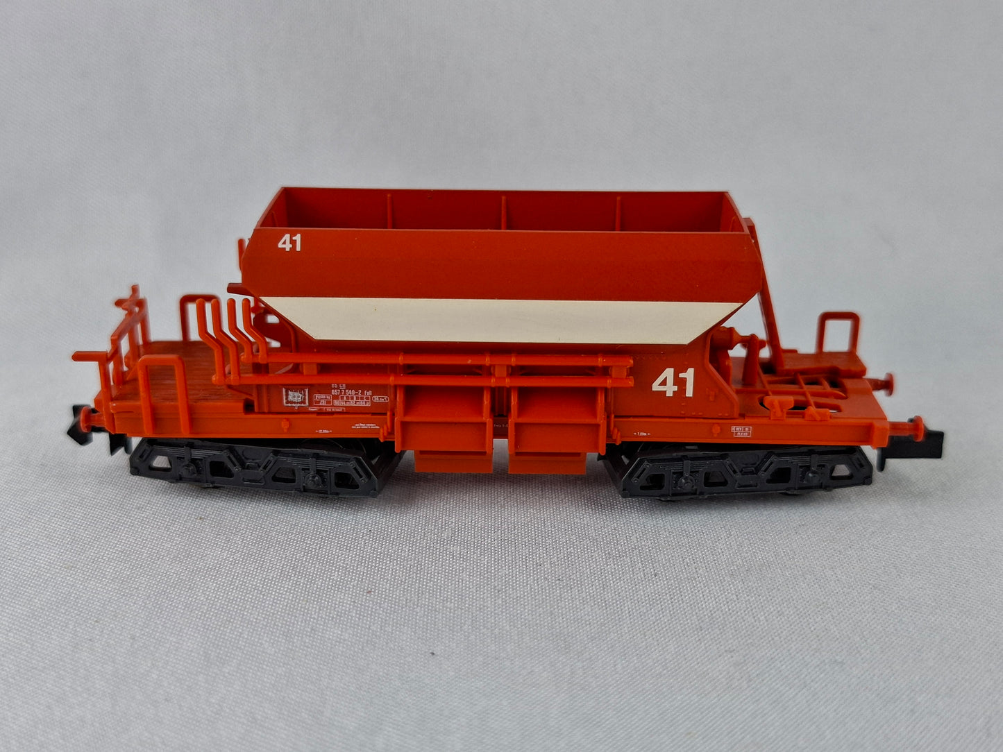 Minitrix 11126K SBB Selbstenladewagen  rötlich Vitrinenmodel (EOW3)