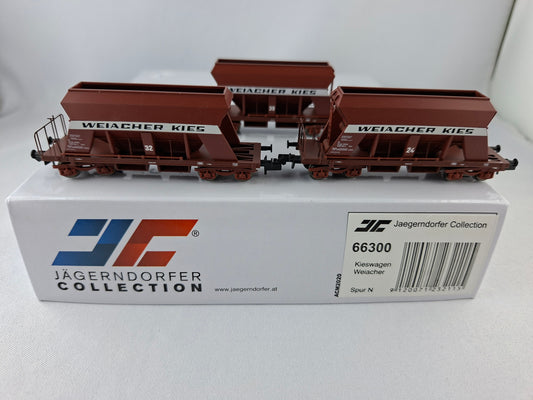 Jägerndorfer 66300 SBB Kieswagen "Weiacher Kies" 3-teilig (PWW1)