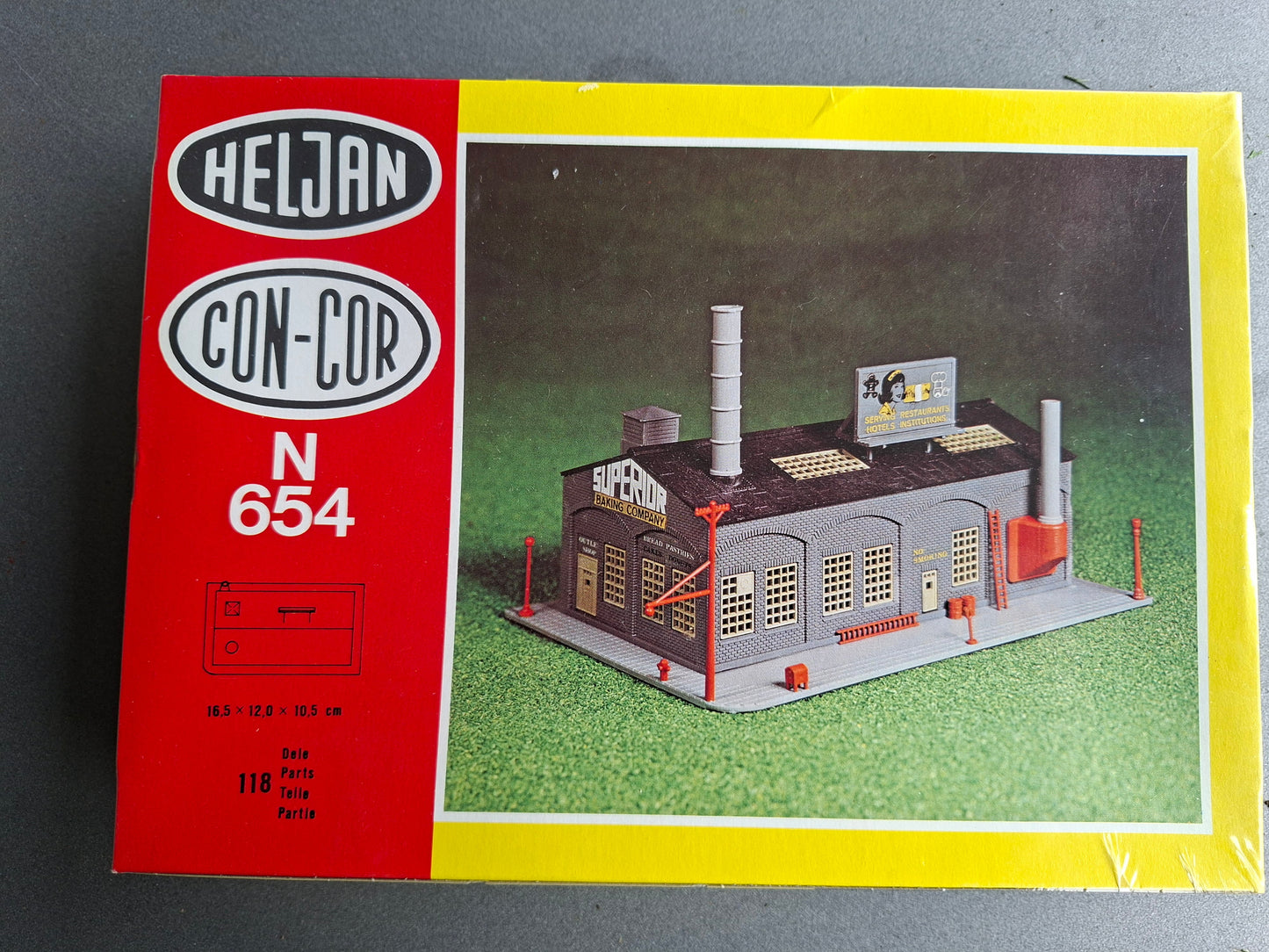 Heljan 654 Bäckerei US Style OVP (BHR)