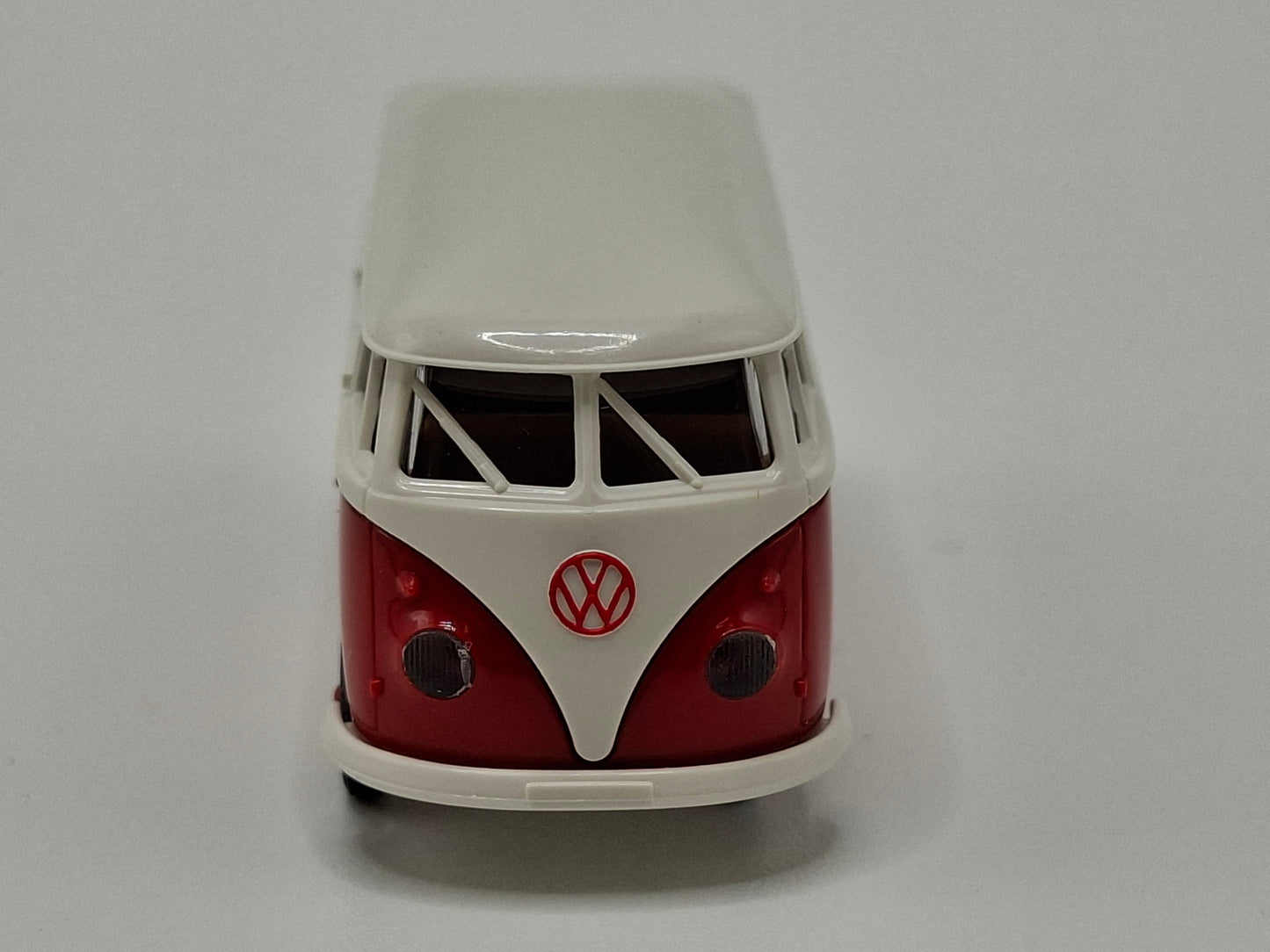 Brekina 1456 VW T1b Kasten "UNOX" weiss/feuerrot OVP (BRE1456)