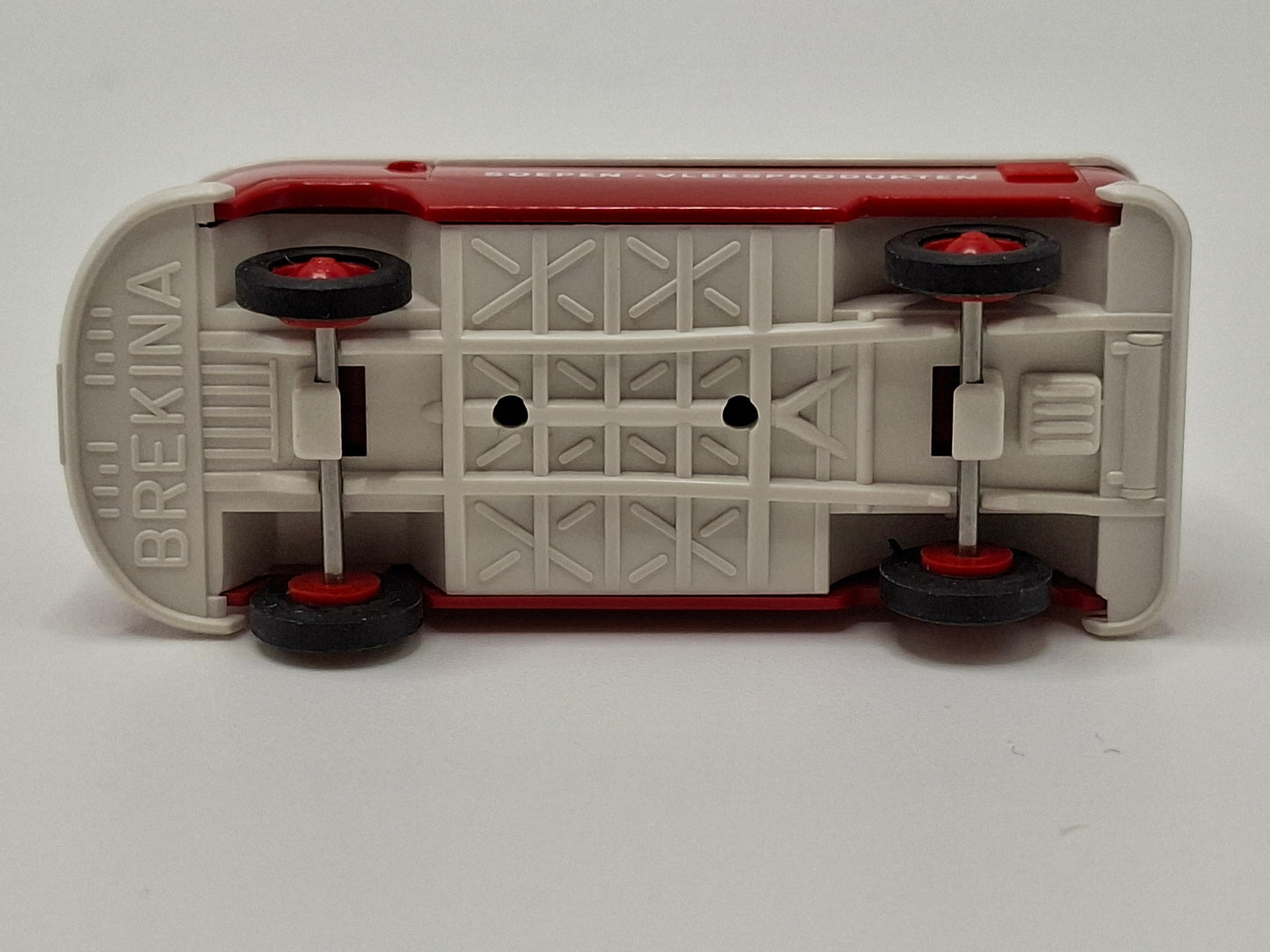 Brekina 1456 VW T1b Kasten "UNOX" weiss/feuerrot OVP (BRE1456)