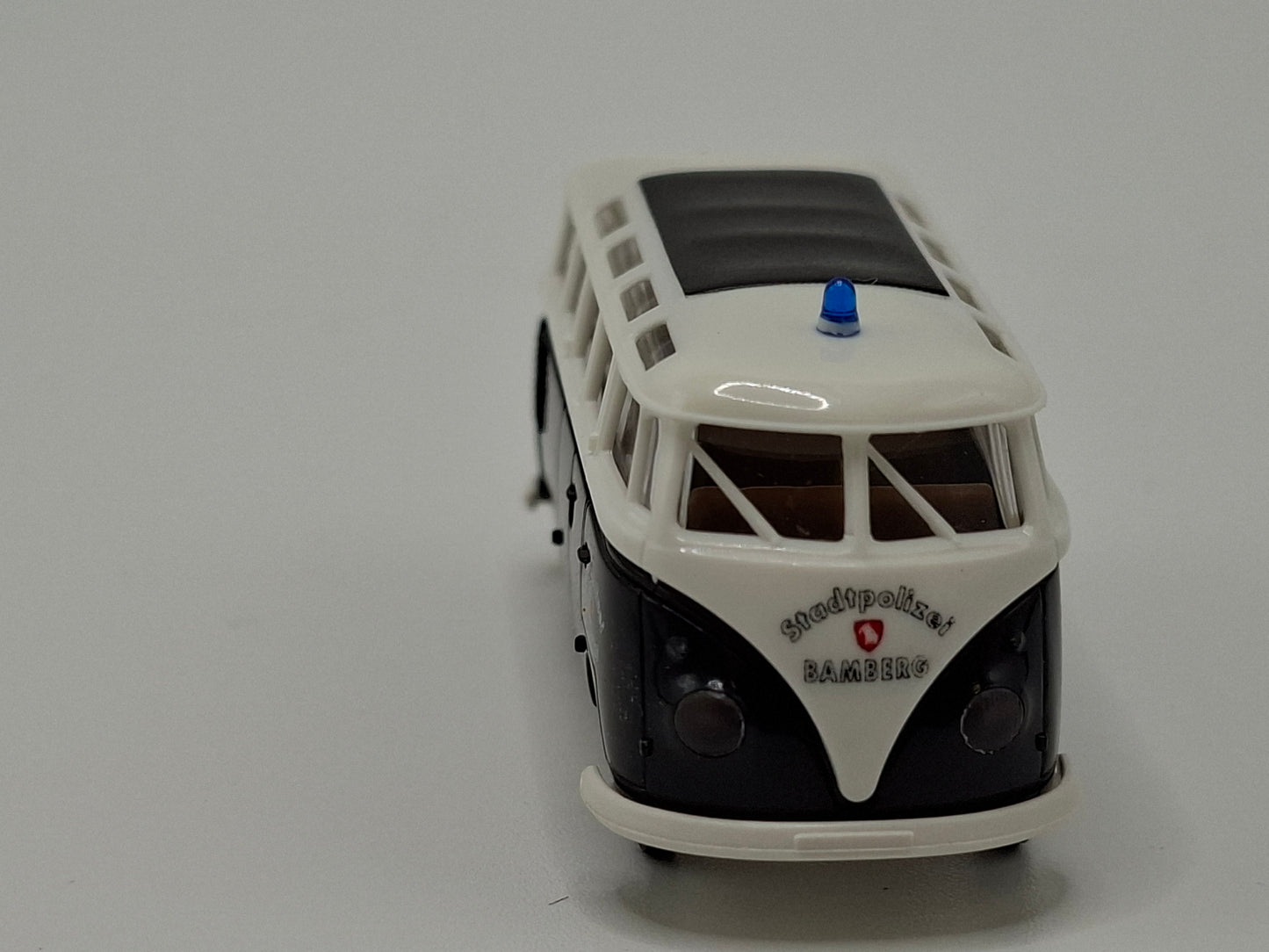 Brekina 1495 VW T1b Samba "Stadtpolizei Bamberg"weiss/schwarz OVP (BRE1495)