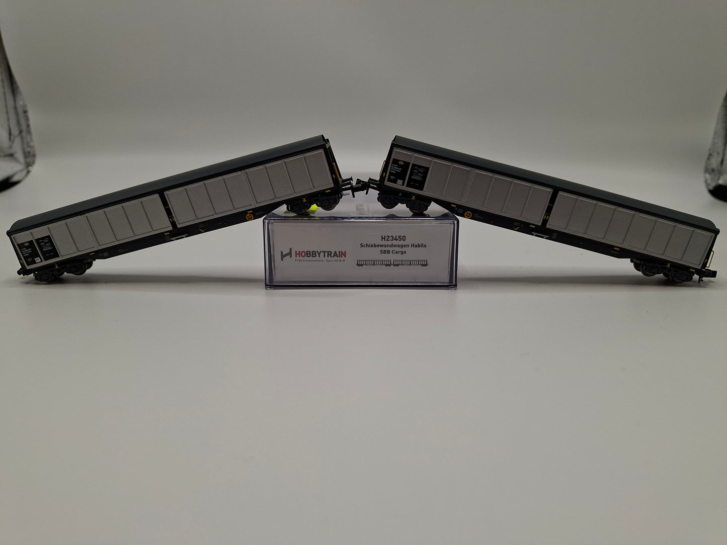 Hobbytrain H23450 SBB Set 2-teilig Großraum-Schiebewandwagen OVP (EOS7)