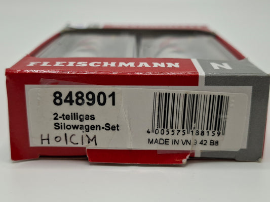 Fleischmann 848901 SBB Set 2-teilig Zement-Silowagen "HOLCIM" OVP (EOS11)