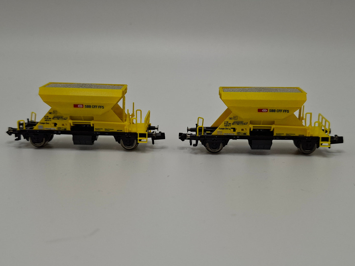 Fleischmann 822914 SBB Set 2-teilig Schotterwagen gelb OVP (EOS12)