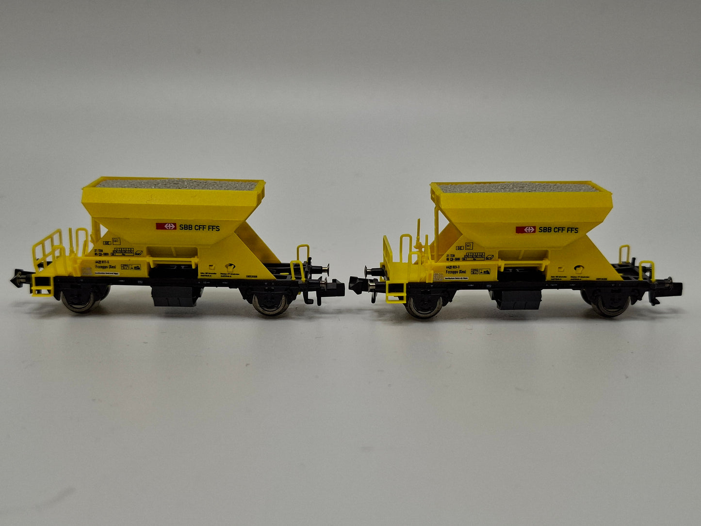 Fleischmann 822914 SBB Set 2-teilig Schotterwagen gelb OVP (EOS12)