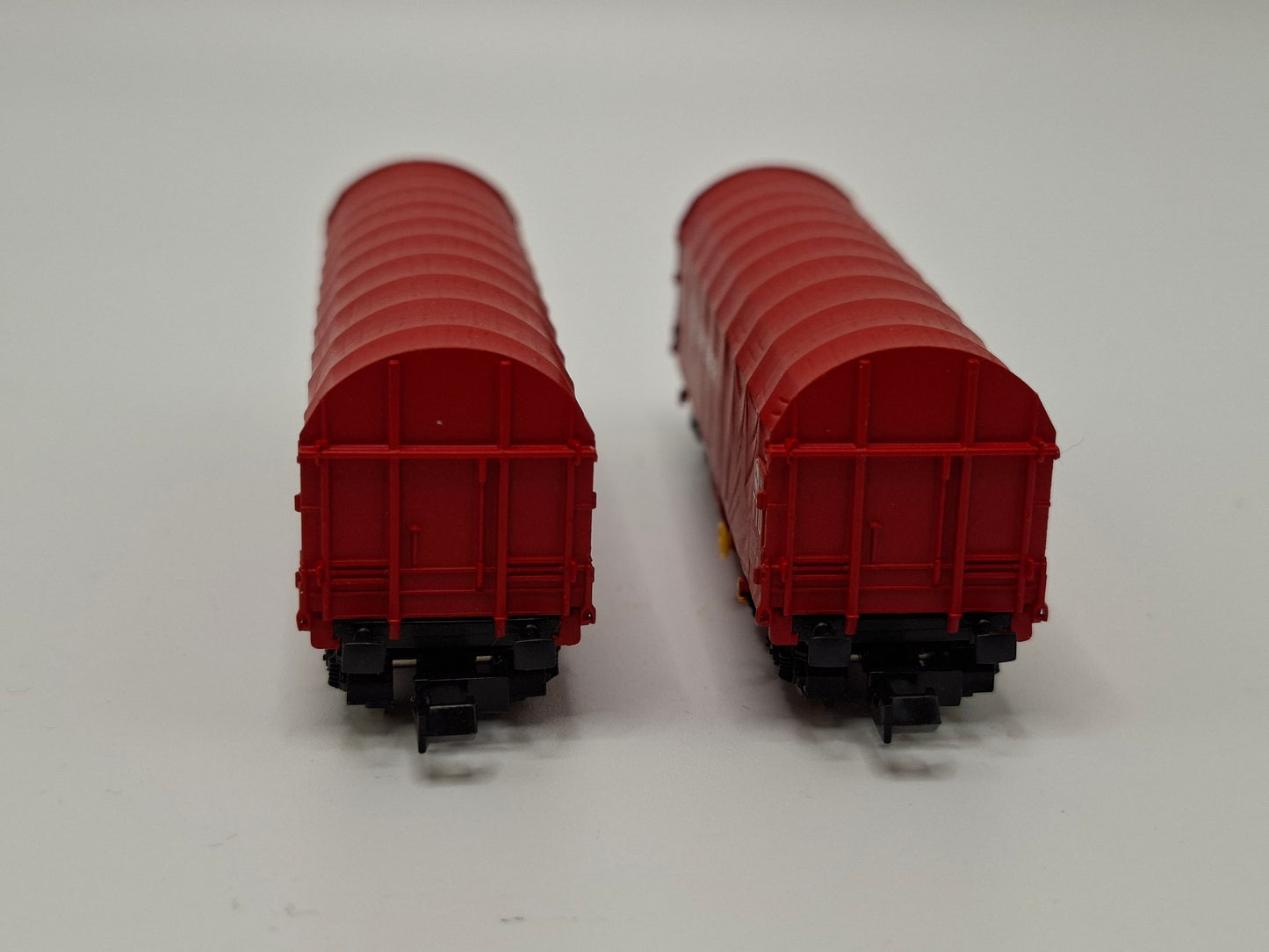 Fleischmann 837904 DB Set 2-teilig Schiebeplanenwagen "Railion und DE Schenker" OVP (EOS14)