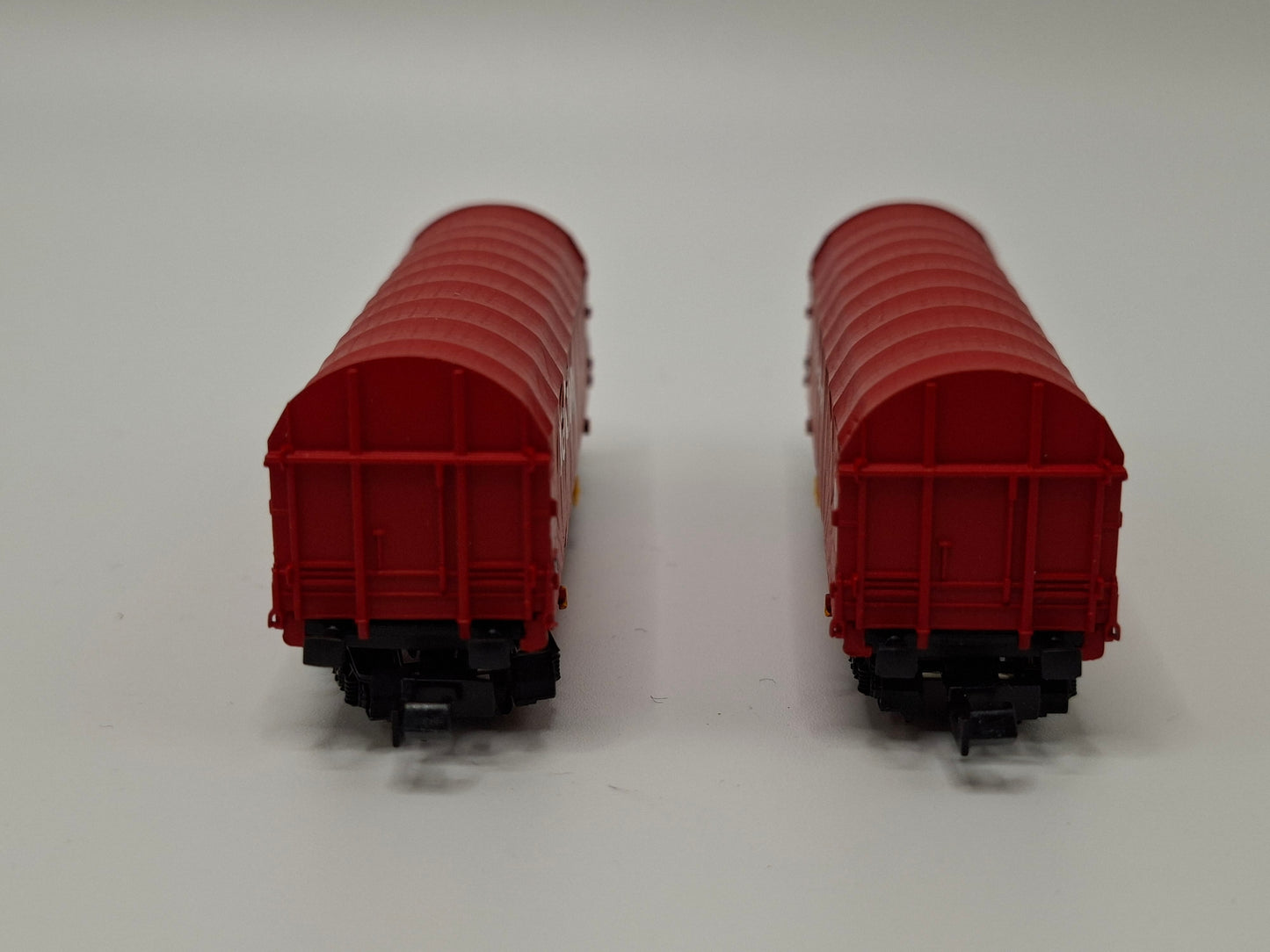 Fleischmann 837904 DB Set 2-teilig Schiebeplanenwagen "Railion und DE Schenker" OVP (EOS14)