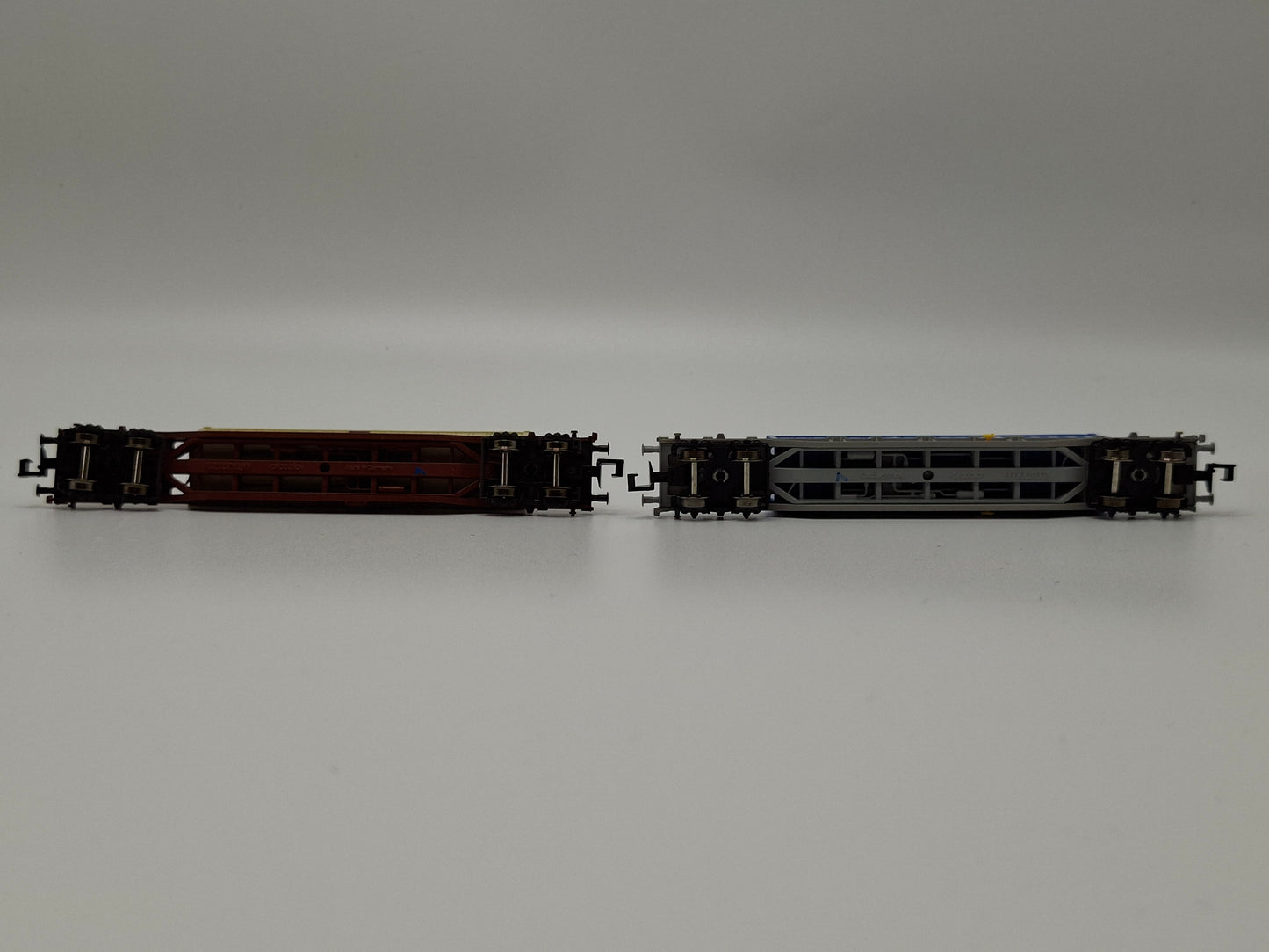 Fleischmann 97 8808 DB Set 2-teilig Container Tragwagen "msc und Geest" OVP (EOS15)