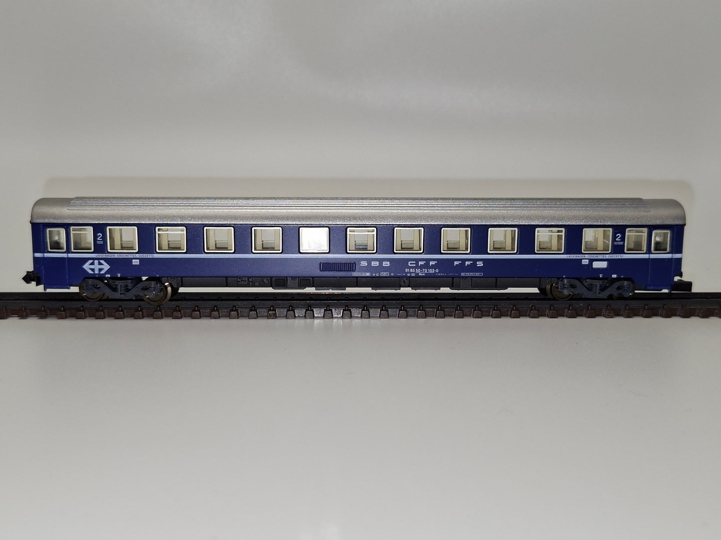 Arnold 3264 SBB Liegewagen (Eurofima, Typ UIC-Z1) 2. Kl. OVP (PMP1)