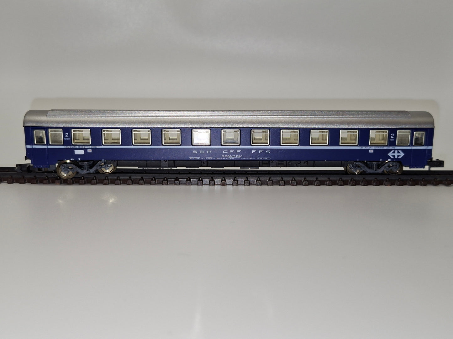 Arnold 3264 SBB Liegewagen (Eurofima, Typ UIC-Z1) 2. Kl. OVP (PMP1)