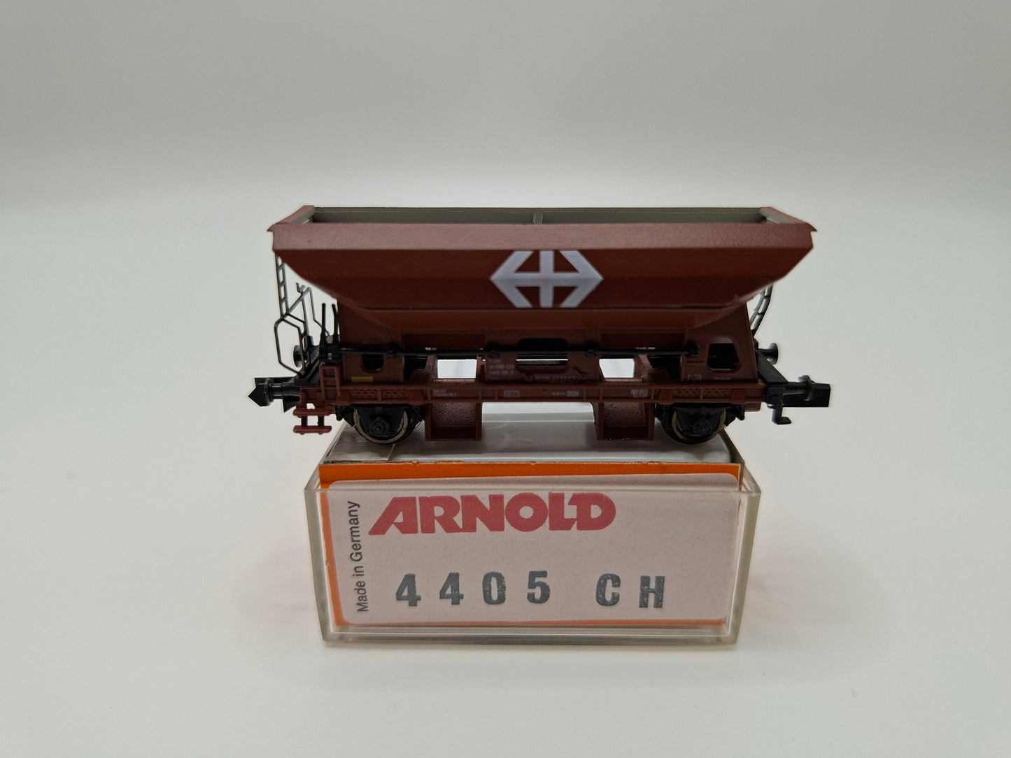 Arnold 4405CH SBB Selbstentladewagen mit Vorrichtung braun OVP (PMG13)