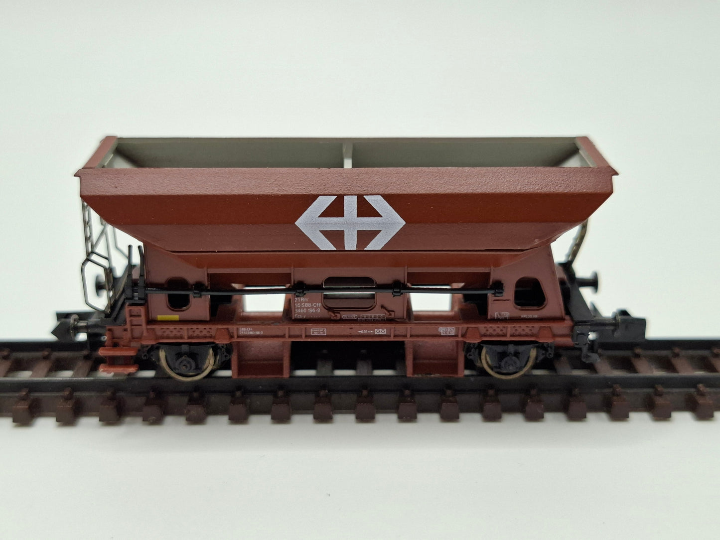 Arnold 4405CH SBB Selbstentladewagen mit Vorrichtung braun OVP (PMG13)