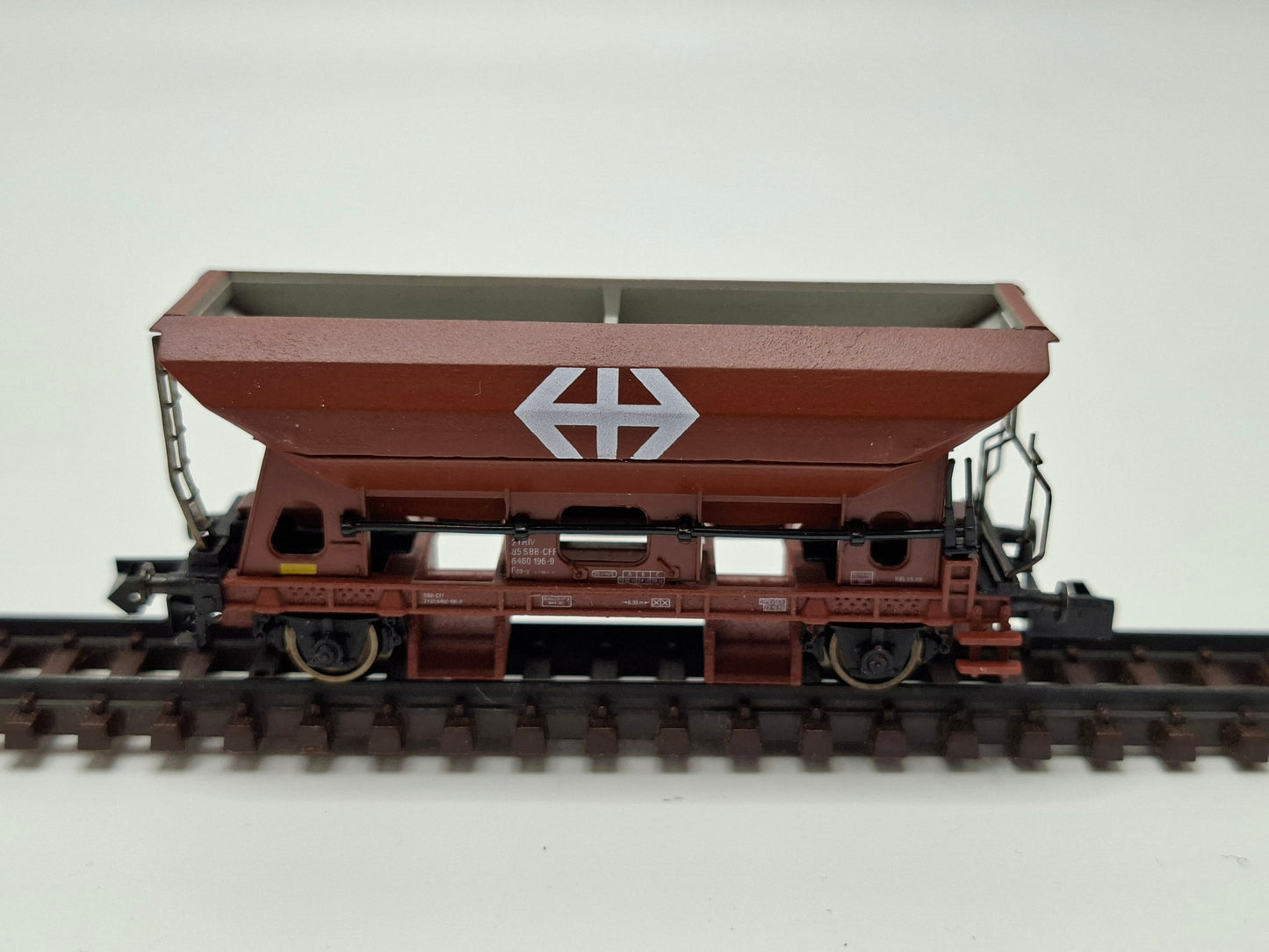 Arnold 4405CH SBB Selbstentladewagen mit Vorrichtung braun OVP (PMG13)