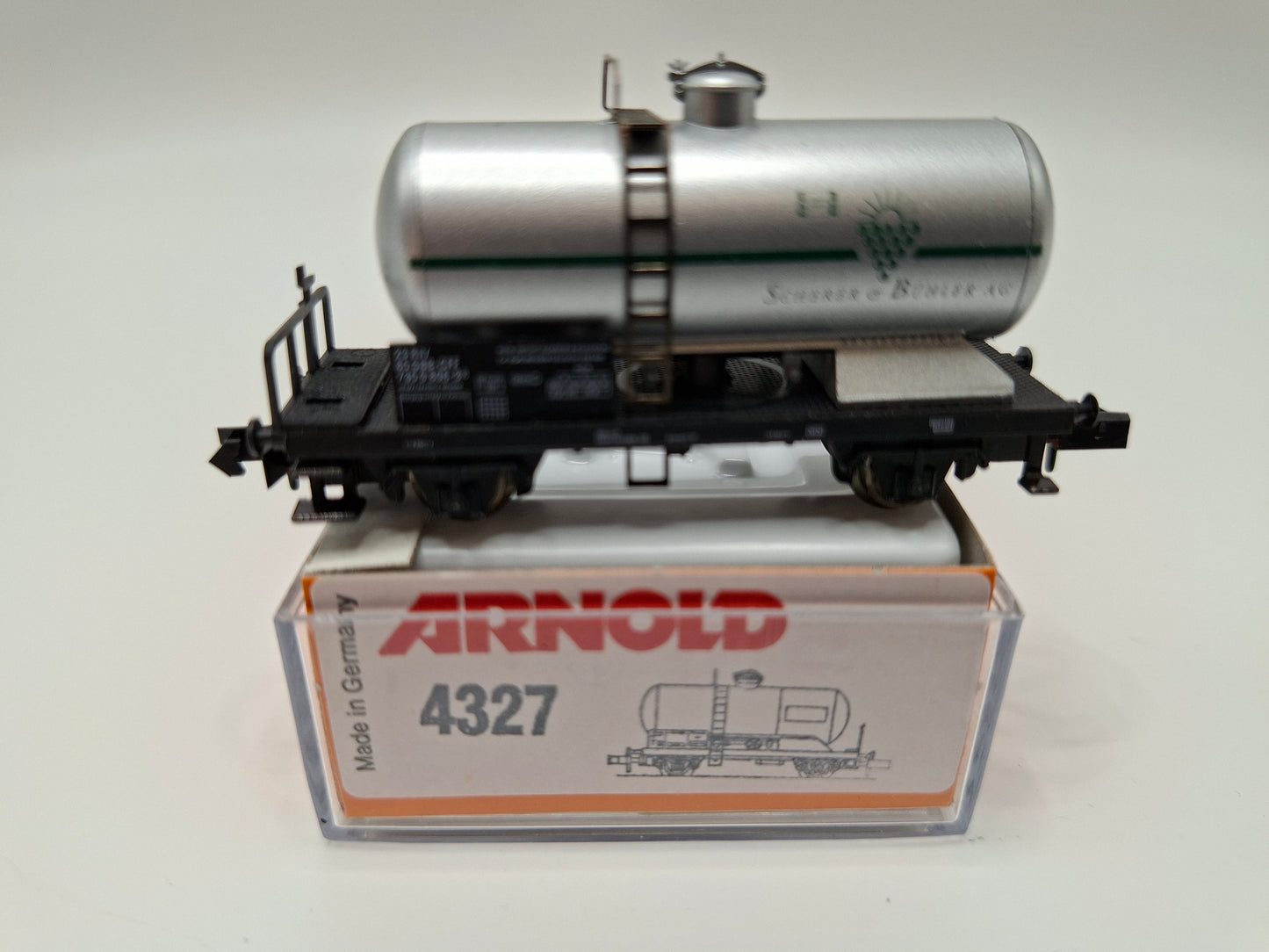 Arnold 4327 SBB Kesselwagen `Scherer & Bühler` (Weinkesselwagen) OVP (PMG14)
