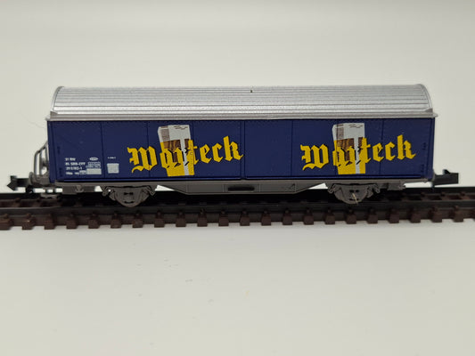 Baur Modelle 209 SBB Schiebewandwagen "Warteck Bier - das echte Basler Bier" OVP (GWG22)