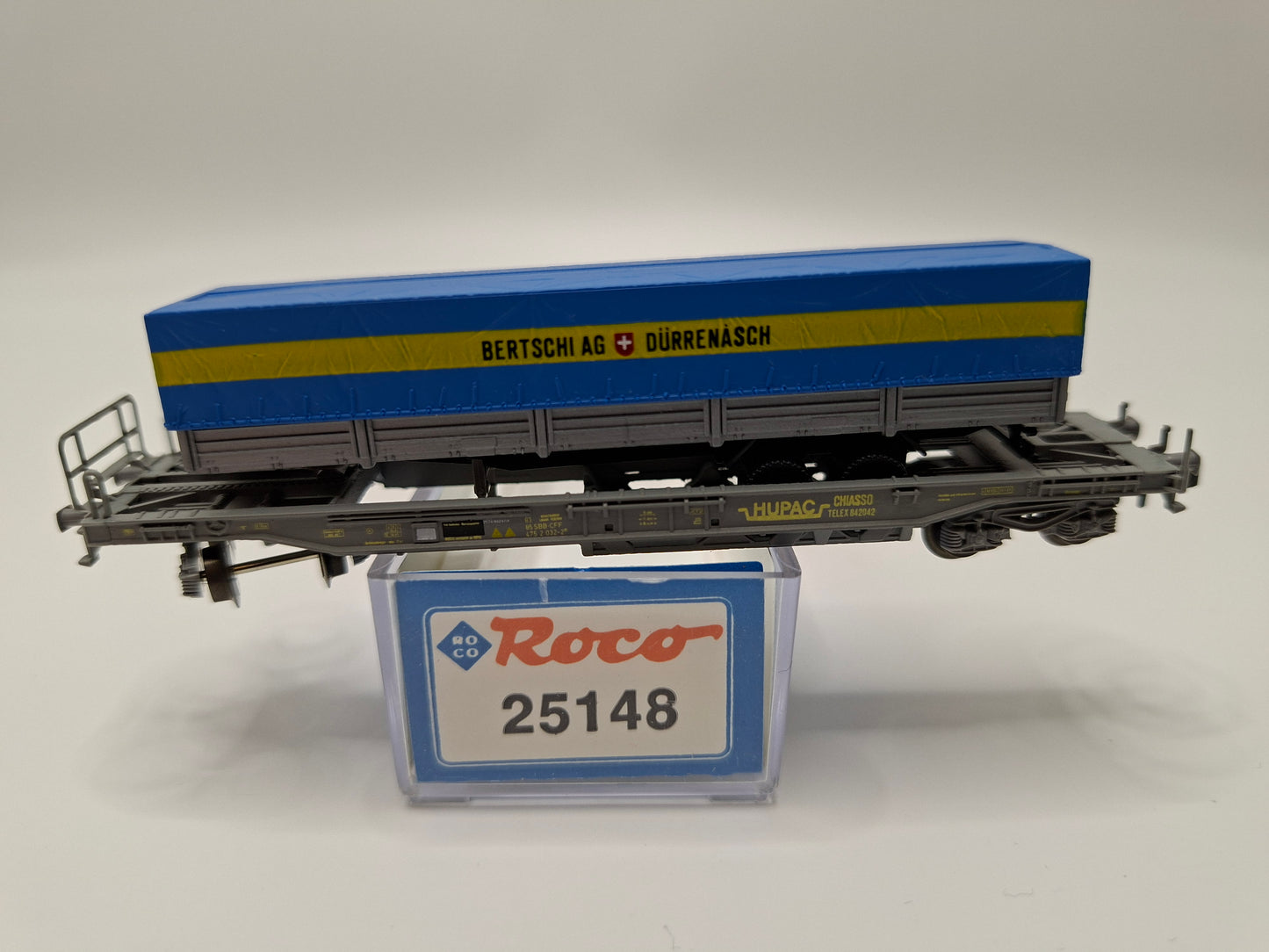 Roco 25148 SBB Taschenwagen ´BERTSCHI AG´, ´DÜRRENÄSCH OVP (MGN8)