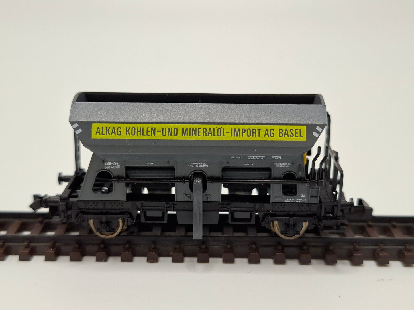 Fleischmann 8511 SBB Schiebewandwagen `ALKAG KOHLEN- UND MINERALÖL-IMPORT AG BASEL` OVP (PMG27)