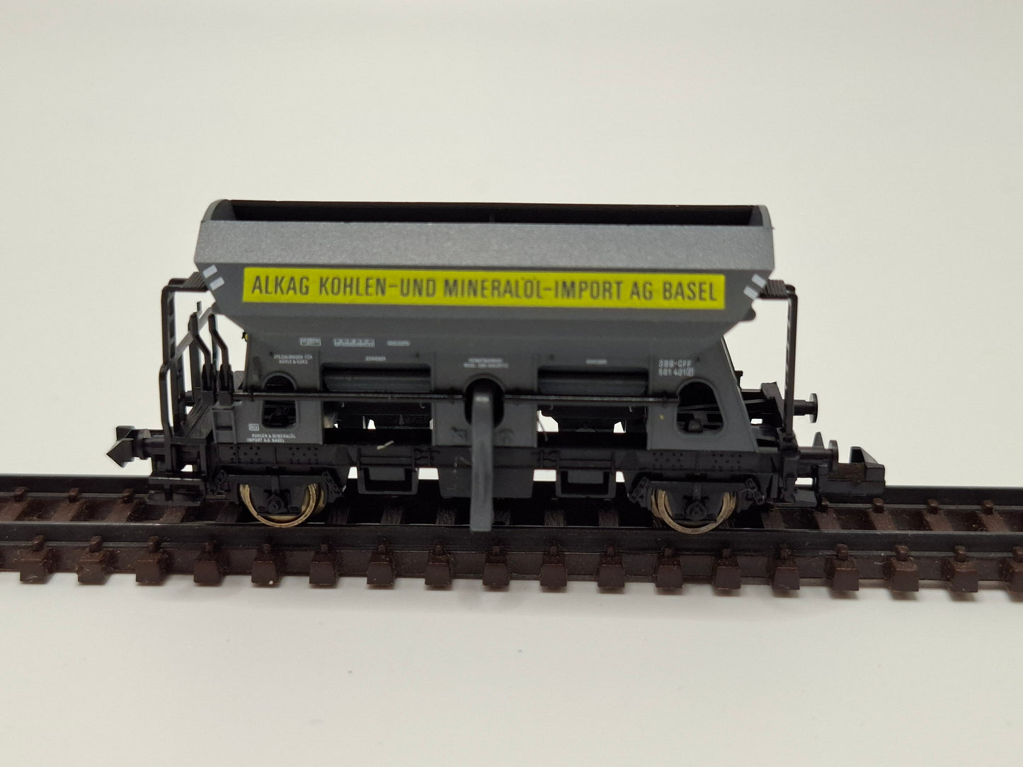 Fleischmann 8511 SBB Schiebewandwagen `ALKAG KOHLEN- UND MINERALÖL-IMPORT AG BASEL` OVP (PMG27)
