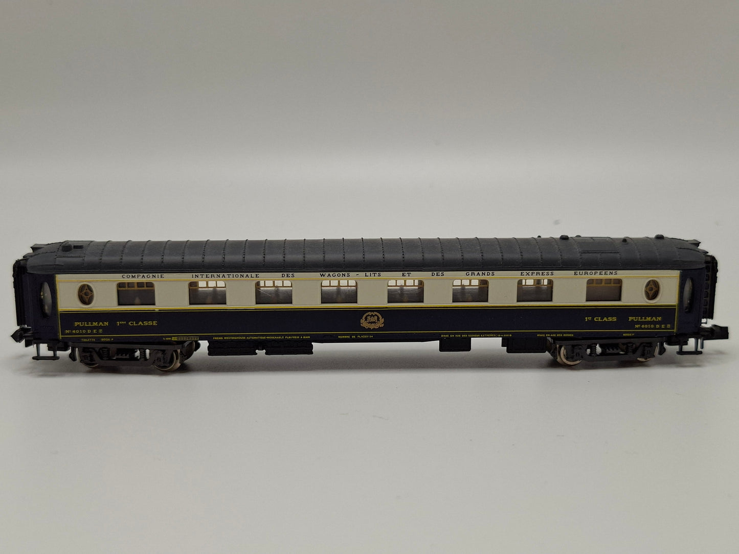 Rivarossi 9661 CIWL Pullman Salon Wagen 1.Kl "Flèche D'Or" mit Küche OVP (GWP8)