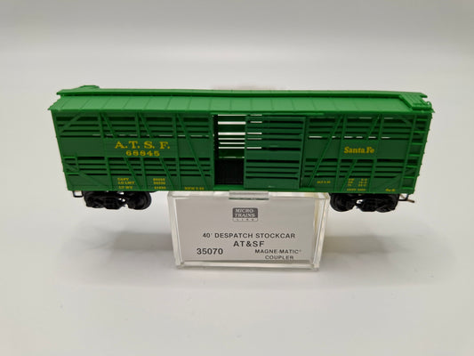 Micro Trains 35070 ATSF Viehwagen 40 Fuss OVP (E US1)