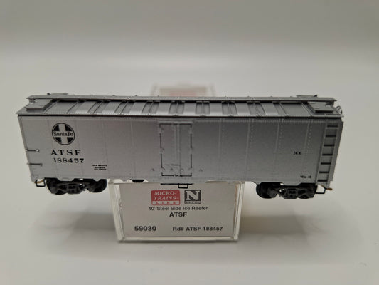 Micro Trains 59030 ATSF Kühlwagen Stahl 40 Fuss OVP (E US3)