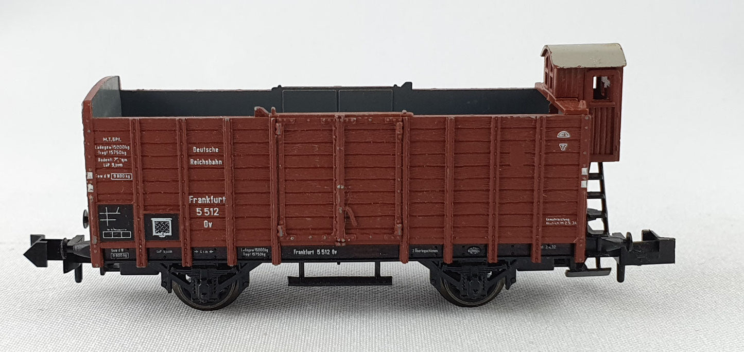 Minitrix 13210 DB off. Güterwagen "Viehwagen" mit Brh (DG426)