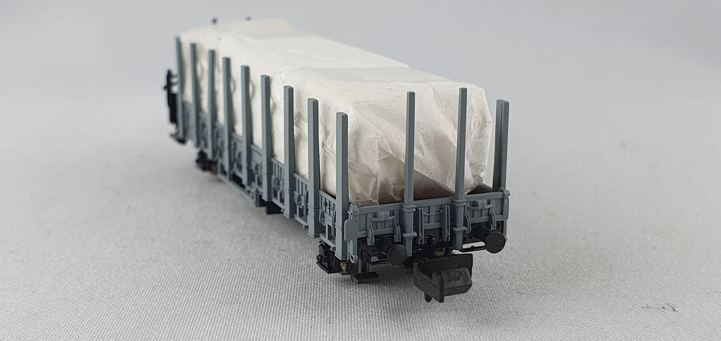 Minitrix 15644-17 SBB Rungenwagen mit 2 Kisten OVP (DG536)