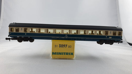Minitrix 51 3097 00 DB IC autocar grande capacité 2ème classe orig. 